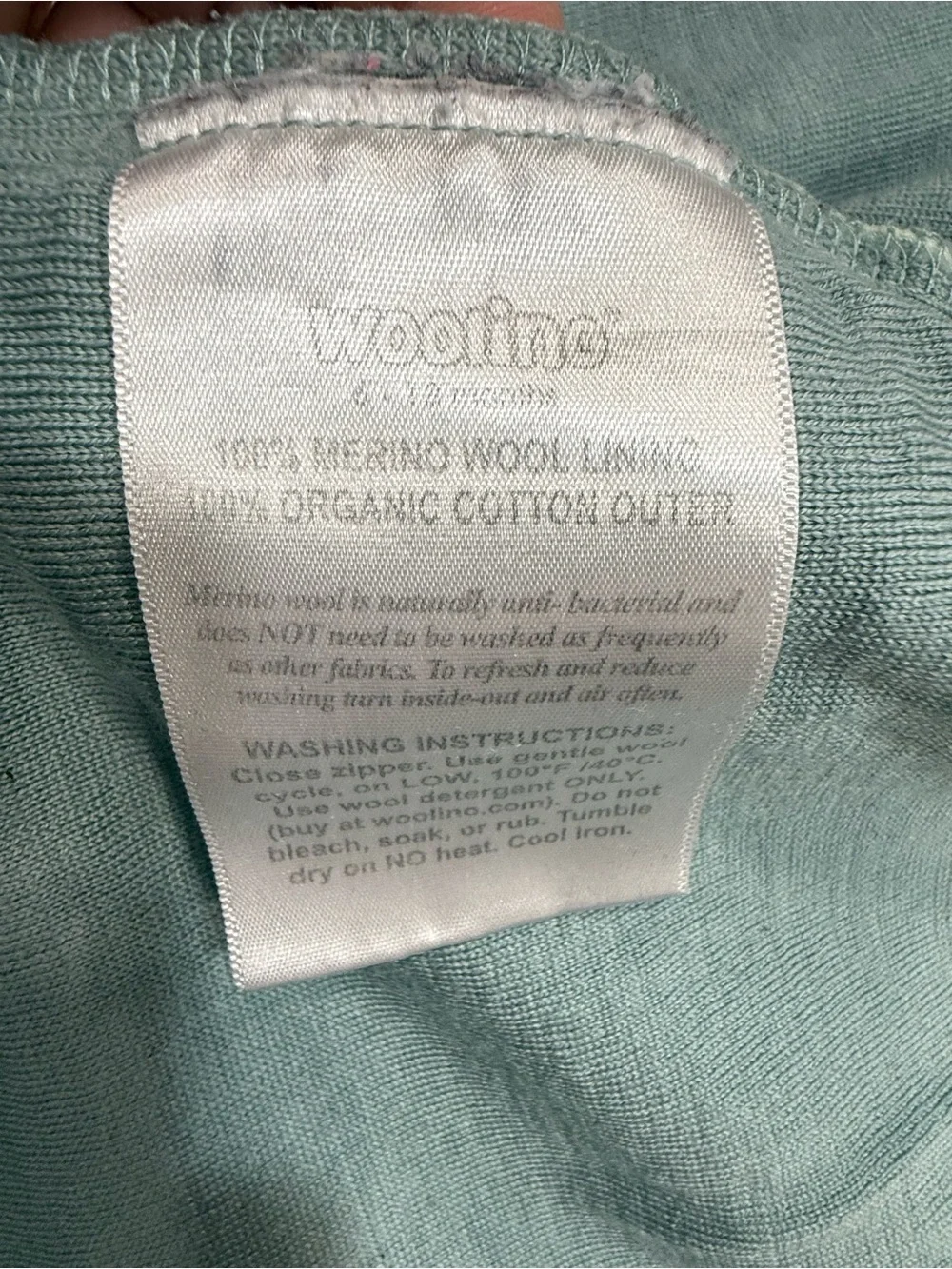 Woolino Crown Patterned Merino Wool Sleep Sack 6-18 months